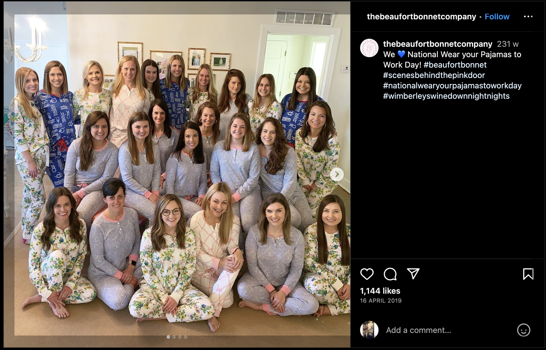 The Beaufort Bonnet Company - National Wear Your Pajamas to Work Day Post