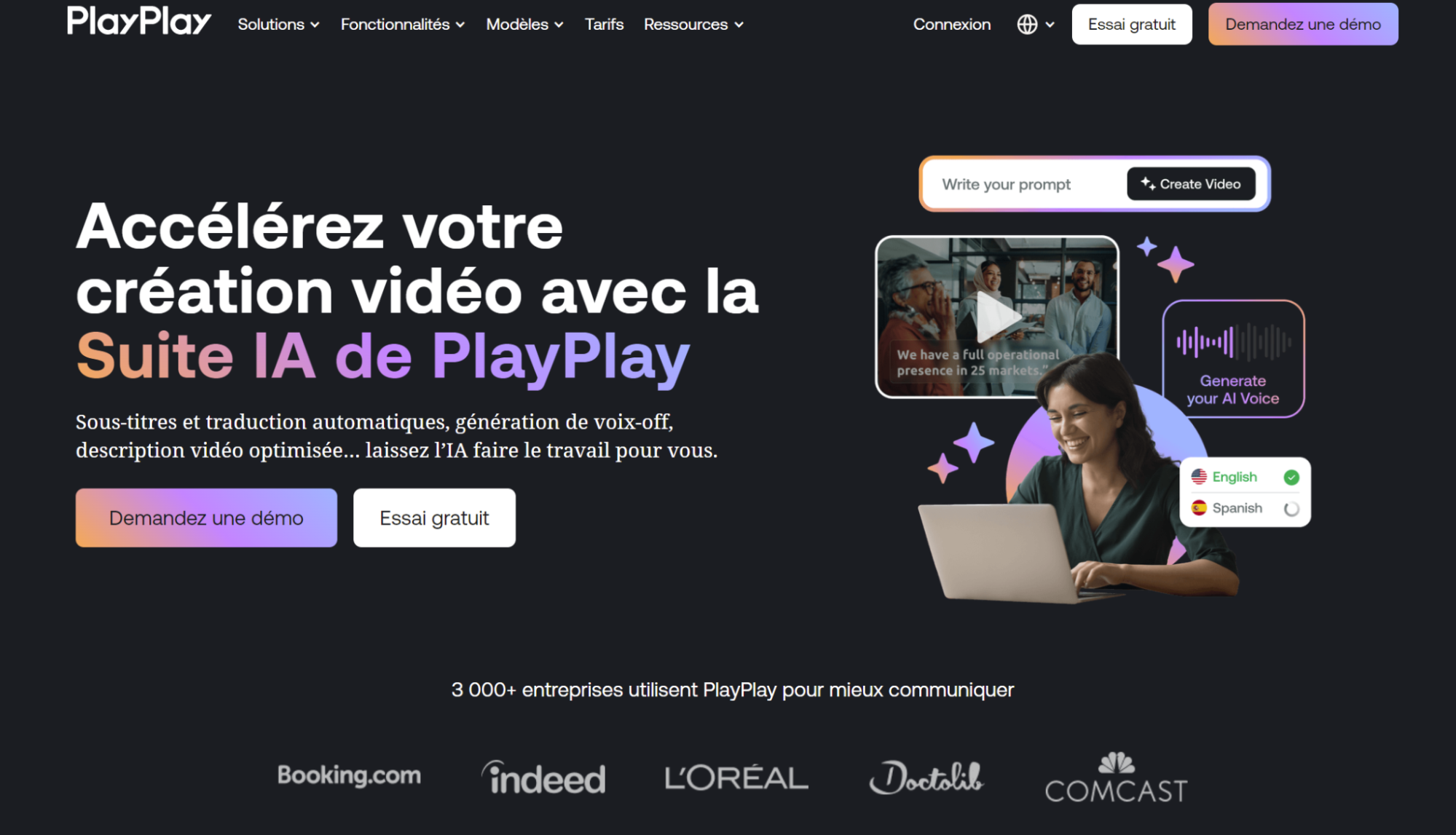 PlayPlay : l’outil de création vidéo tout-en-un boosté par l’IA